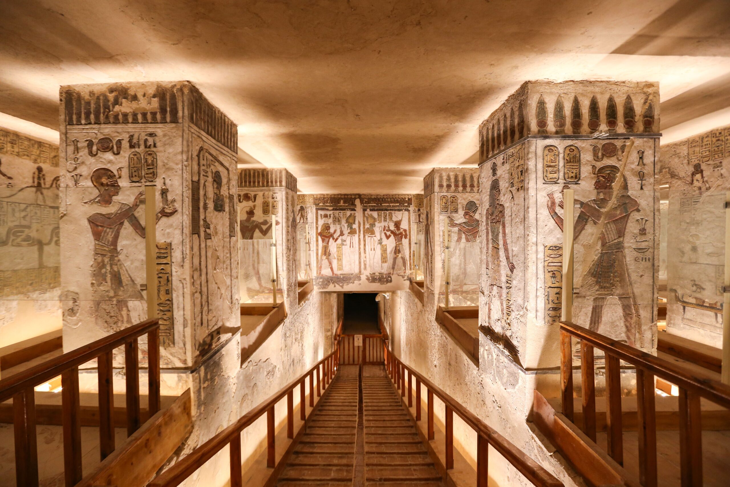 Grobnica v dolini kraljev v Egiptu.