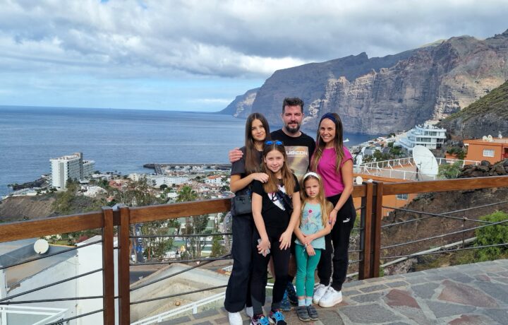 Družina Fortuna na otoku Tenerife